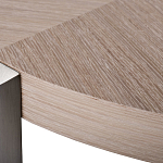 Столик журнальный с низкой круглой столешницей Wood Grain варинант исполнения - 1 | Loft Concept в Новосибирске