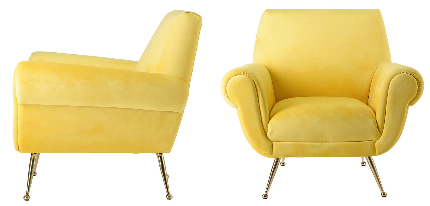 Кресло Lounge Chair Gigi Radice yellow Кресло Lounge Chair Gigi Radice yellow - Loft-Concept в Новосибирске