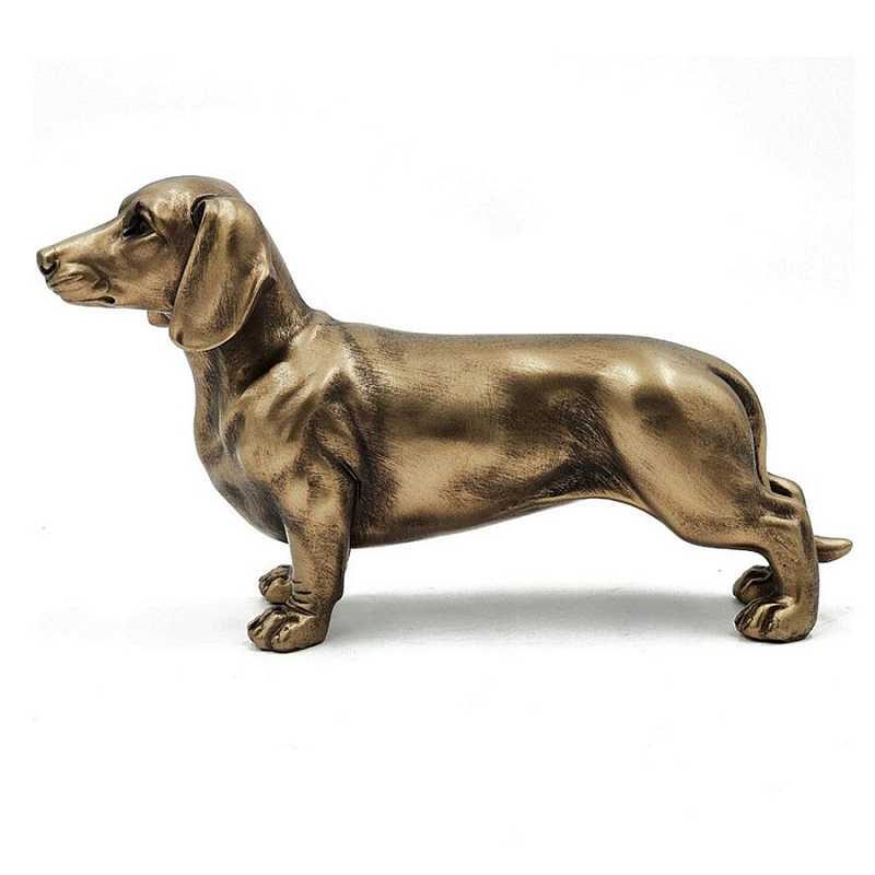 Статуэтка такса с реалистичными деталями и гладкой поверхностью Dachshund Style Бронза Статуэтка такса с реалистичными деталями и гладкой поверхностью Dachshund Style Бронза в Новосибирске | Loft Concept