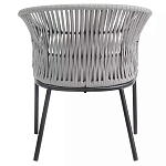 Кресло с декоративным плетением на спинке и подлокотниках Armchair Weaving варинант исполнения - 4 | Loft Concept в Новосибирске