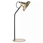 Настольная лампа с плафоном в форме купола в сочетании черного и золотистого цвета Minimalist Execution варинант исполнения - 2 | Loft Concept в Новосибирске