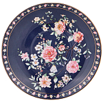 Чайный сервиз из фарфора синий на 6 персон 14 предметов Flower Porcelain Collection варинант исполнения - 3 | Loft Concept в Новосибирске