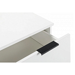 Комод белый с 3-мя ящиками Strict Lines  варинант исполнения - 5 | Loft Concept в Новосибирске