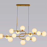 Люстра подвесная с белыми лампами в форме шара Flute варинант исполнения - 4 | Loft Concept в Новосибирске