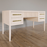 Большой Рабочий стол Primo с 5 выдвижными ящиками Светлый дуб варинант исполнения - 2 | Loft Concept в Новосибирске