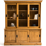 Витрина из массива сосны Cobbett Wood Showcase варинант исполнения - 2 | Loft Concept в Новосибирске