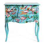Комод с росписью Розовый фламинго L.XV CHEST OF DRAWERS Flowers with Flamingo варинант исполнения - 2 | Loft Concept в Новосибирске