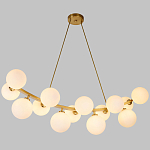 Люстра подвесная с белыми лампами в форме шара Felicitat варинант исполнения - 4 | Loft Concept в Новосибирске