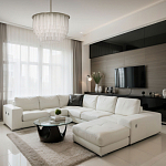 Люстра круглая с прозрачными стеклянными трубками Nembus варинант исполнения - 12 | Loft Concept в Новосибирске