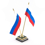 Флагшток из малахита и бронзы с позолотой Stone Flagpole варинант исполнения - 2 | Loft Concept в Новосибирске