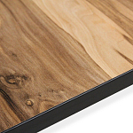 Стол обеденный раздвижной с прямоугольной столешницей на четырех черных ножках Blair варинант исполнения - 7 | Loft Concept в Новосибирске