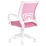 Офисное кресло с основанием из белого пластика Desk chairs Pink варинант исполнения - 5 | Loft Concept в Новосибирске