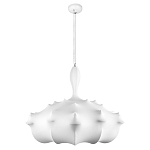 Подвесной светильник с белым фигурным абажуром и мягкими волнистыми краями Cloud Motion  варинант исполнения - 17 | Loft Concept в Новосибирске