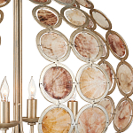 Люстра в форме шара с декором из круглых декоративных элементов Bright Shell Discs варинант исполнения - 1 | Loft Concept в Новосибирске