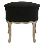 Кресло низкое в стиле прованс Louis French Armchair black flax варинант исполнения - 2 | Loft Concept в Новосибирске