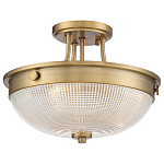 Потолочный светильник со стеклянным плафоном в виде купола Quoizel варинант исполнения - 13 | Loft Concept в Новосибирске