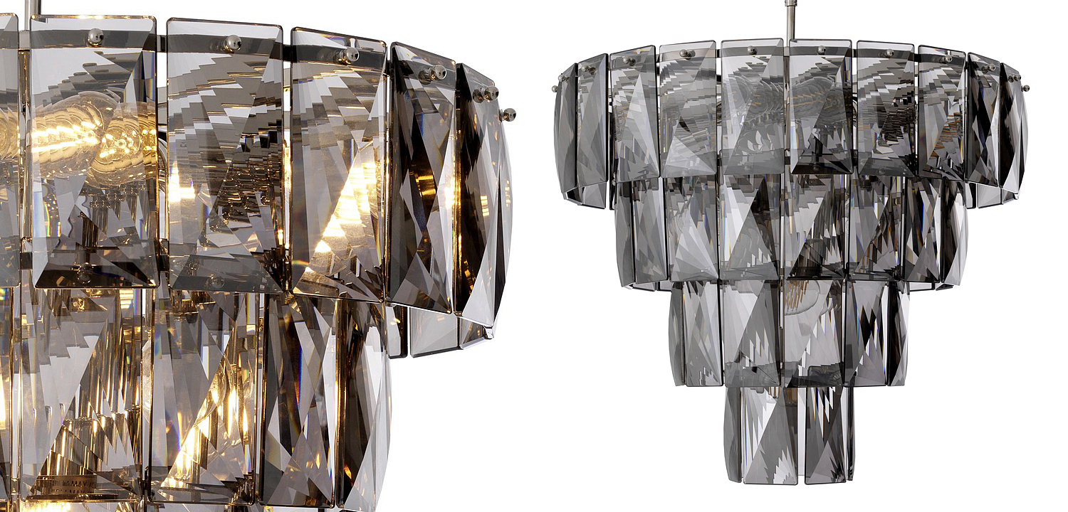 Люстра Eichholtz Chandelier Amazone S smoke Люстра Eichholtz Chandelier Amazone S smoke - Loft-Concept в Новосибирске