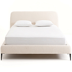 Кровать с обивкой букле Wanda Boucle Bed варинант исполнения - 2 | Loft Concept в Новосибирске