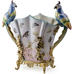 Ваза фарфоровая с попугаями Ferra варинант исполнения - 4 | Loft Concept в Новосибирске