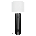 Настольная лампа с металлиеским черным трубчатым основанием Fulgurite варинант исполнения - 1 | Loft Concept в Новосибирске