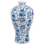 Ваза фарфоровая высокая с синими цветочными мотивами Independence варинант исполнения - 2 | Loft Concept в Новосибирске