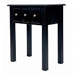 Черная тумба с выдвижным ящиком Monica варинант исполнения - 2 | Loft Concept в Новосибирске