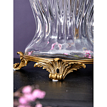 Ваза прозрачная с бронзовыми ручками в виде ангелов Eden Garden варинант исполнения - 5 | Loft Concept в Новосибирске