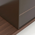 ТВ-тумба  из орехового дерева Marco Wooden TV Stand варинант исполнения - 8 | Loft Concept в Новосибирске