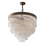 Люстра со стеклянными подвесками в виде круглых бусин Waterfall of Light варинант исполнения - 1 | Loft Concept в Новосибирске