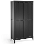 Шкаф черный Silva Black Cabinet варинант исполнения - 2 | Loft Concept в Новосибирске
