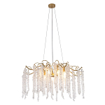 Люстра c подвесками из прозрачного хрусталя Диаметр 85 см FAIRYTREE Light варинант исполнения - 1 | Loft Concept в Новосибирске