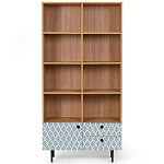 Широкий стеллаж с принтом Elise Rack варинант исполнения - 14 | Loft Concept в Новосибирске