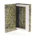 Шкатулка в виде книги из натурального камня змеевик Stone Casket варинант исполнения - 3 | Loft Concept в Новосибирске