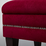 Мягкая банкетка с зоной для хранения Casket Red варинант исполнения - 4 | Loft Concept в Новосибирске