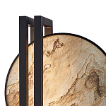 Бра из двух каменных дисков в металлической раме Constellation варинант исполнения - 2 | Loft Concept в Новосибирске