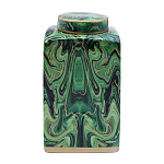 Ваза с малахитовым узором MALACHITE варинант исполнения - 1 | Loft Concept в Новосибирске