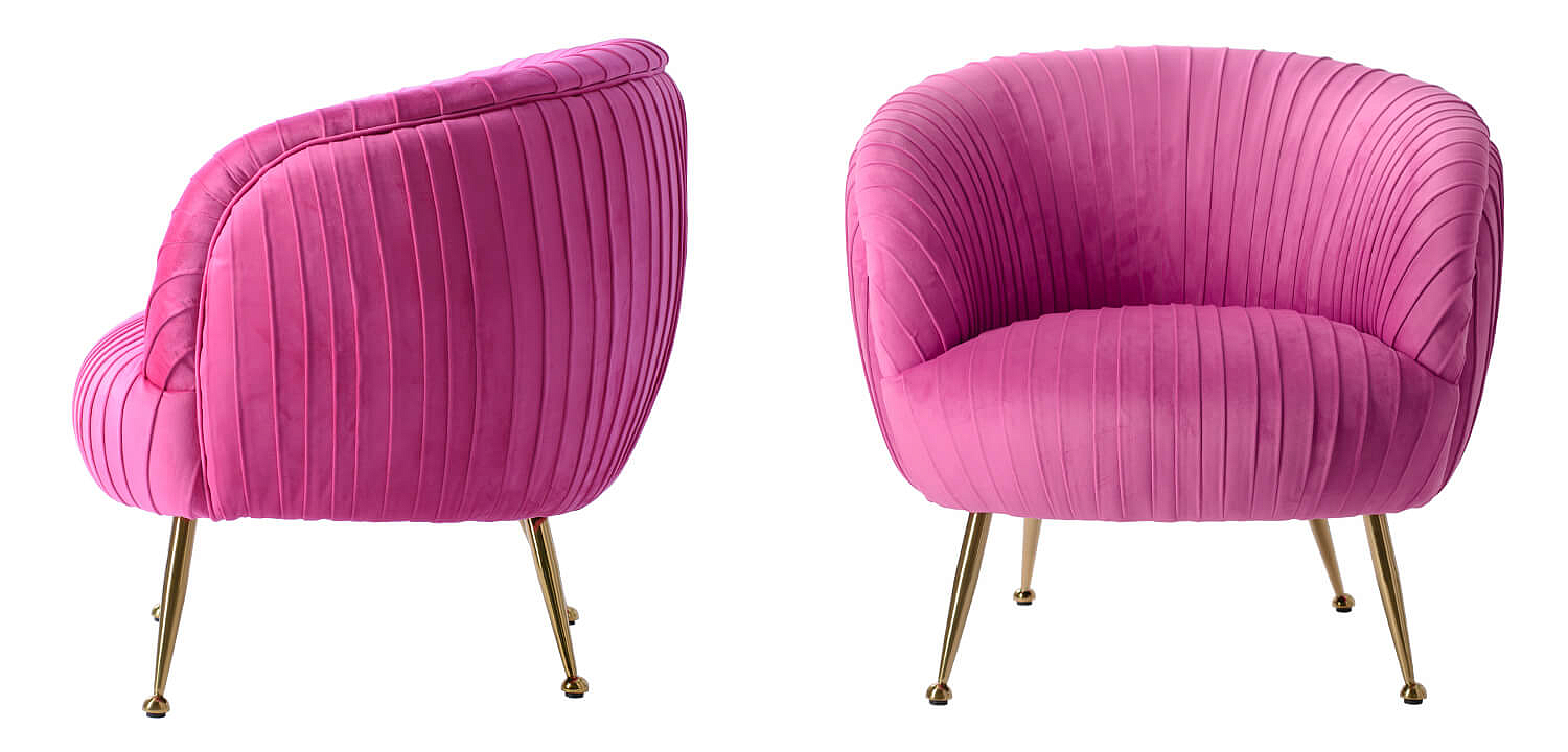 Кресло SOUFFLE CHAIR pink velor Кресло SOUFFLE CHAIR pink velor - Loft-Concept в Новосибирске