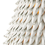 Подвесной светильник белый металлический в форме колокола White Natural Lines варинант исполнения - 1 | Loft Concept в Новосибирске