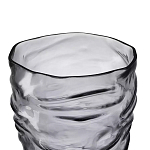 Ваза стеклянная фактурная Crumpled Vase 25,3 см варинант исполнения - 2 | Loft Concept в Новосибирске