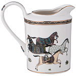 Чайный сервиз из фарфора с изображением лошадей на 6 персон 15 предметов Porcelain Horse Set  варинант исполнения - 5 | Loft Concept в Новосибирске