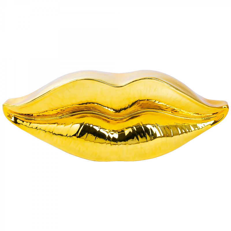 Настенный декор LIPS wall accessory GOLD Глянцевое золото в Новосибирске | Loft Concept 