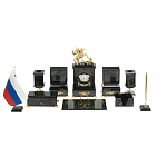 Настольный письменный набор из нефрита в подарочной коробке Victorious варинант исполнения - 1 | Loft Concept в Новосибирске