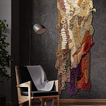 Тканый вручную абстрактный гобелен Коралловый риф Coral reef варинант исполнения - 1 | Loft Concept в Новосибирске