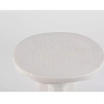 Дизайнерский журнальный стол белый на 3-х ножках в виде ступней African table варинант исполнения - 2 | Loft Concept в Новосибирске