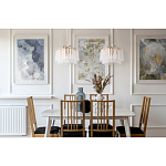 Люстра с подвесными рифлеными стеклянными трубками Nembus варинант исполнения - 23 | Loft Concept в Новосибирске