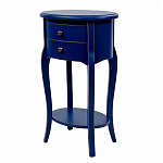 Синяя тумба на фигурных ножках Shelby варинант исполнения - 2 | Loft Concept в Новосибирске