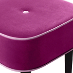 Квадратный мягкий пуф на черных ножках Winton Pouf Square варинант исполнения - 18 | Loft Concept в Новосибирске