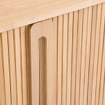 Длинный низкий буфет с 2-мя раздвижными дверцами Toinette Light Cupboard варинант исполнения - 11 | Loft Concept в Новосибирске