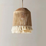 Люстра круглая плетеная с кисточками Small Solar Glow варинант исполнения - 3 | Loft Concept в Новосибирске