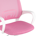 Офисное кресло с основанием из белого пластика Desk chairs Pink варинант исполнения - 6 | Loft Concept в Новосибирске